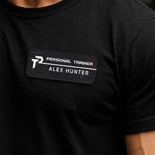 Porte-nom Salle De Fitness De L'Entraîneur Personnel Personn