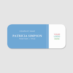Porte-nom Serene Regatta Blue & White : Corporate Distinctio