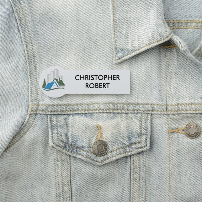 Porte-nom Simple Immobilier (En situation)