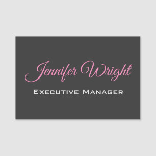 Porte-nom Simple Plaine simple créative et durable