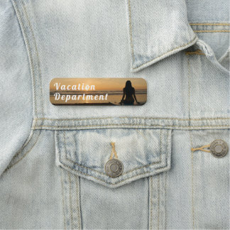 Porte-nom Sunset Over