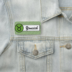 Porte-nom Symbole du zodiaque de Taurus par Kenneth Yoncich