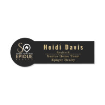 Tag de nom de l'équipe d'accueil Santos - Epique R