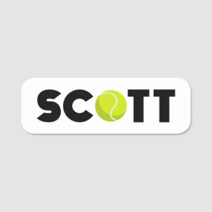 Porte-nom Tag Scott Tennis Name