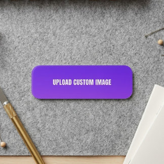 Porte-nom Télécharger une image personnalisée - Ajoutez la v