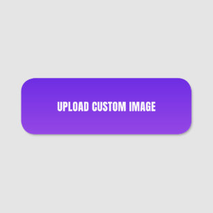 Porte-nom Télécharger une image personnalisée - Ajoutez la v