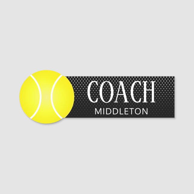 Porte-nom Tennis (Devant)