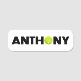 Porte-nom Tennis d'Anthony