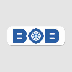 Porte-nom Tête Bob Petrol