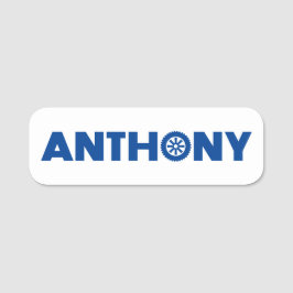 Porte-nom Tête d'essence Anthony