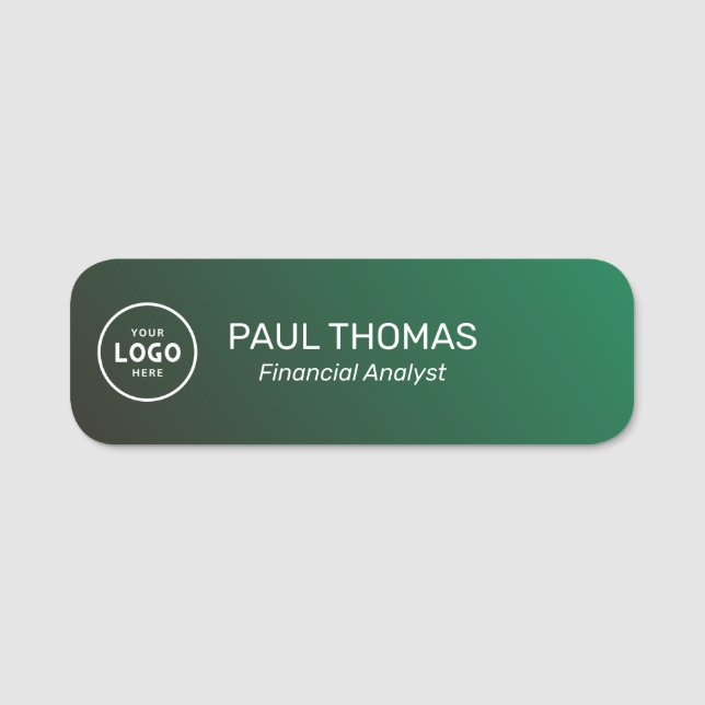 Porte-nom Titre du travail de l'employé Magnétique professio (Devant)