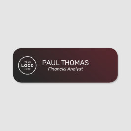 Porte-nom Titre du travail de l'employé Magnétique professio