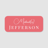 Unique manuscrit Pinkish Coral Rose Professionnel