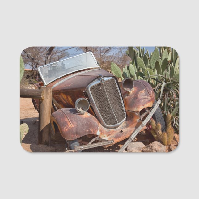 Porte-nom Voiture de coffre (Devant)
