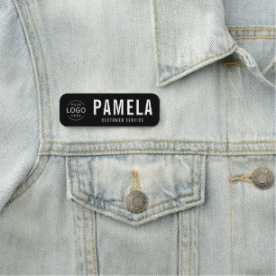 Porte-nom Votre entreprise Logo Personnel d'entreprise