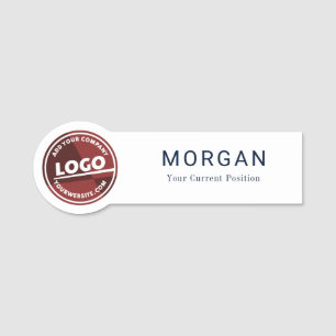 Porte-nom Votre logo d'entreprise Employés d'entreprise
