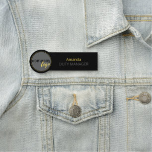 PORTE-NOM VOTRE LOGO ICI UNIFORME D'AFFAIRES MARQUÉE PAR L'E