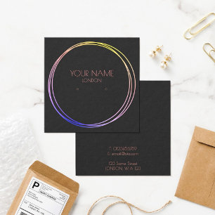 Porte-oreille à anneaux colorés