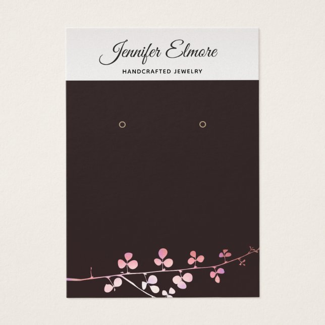 Porte-oreille noir cool Gold Branch (Devant)