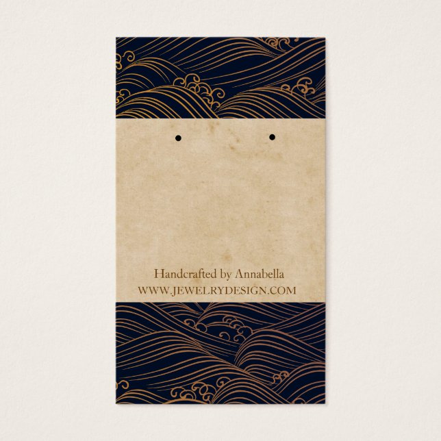 Porte-oreilles (Orient Accent Japonais Vagues) (Devant)