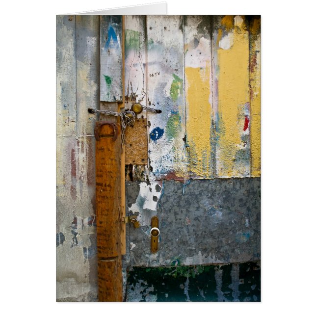 Porte portugaise - un lavage de couleurs (Devant)