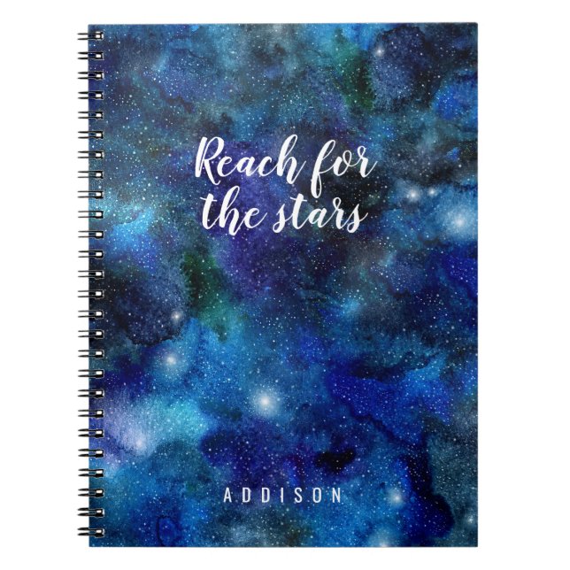 Portée de galaxie pour le carnet nommé fait sur (Devant)