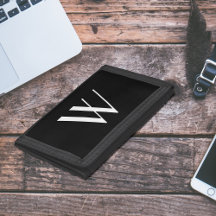 Votre monogramme en noir et blanc