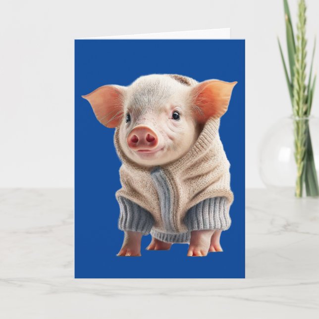 PORTEMENT DE POIGNON CUTE UNE CARTE DE SALUT D'ANN (Devant)