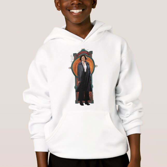 PORTENTINA GOLDSTEIN™ Art-Deco-Panel Hoodie (Vorderseite)