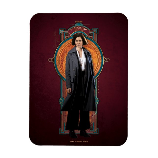 PORTENTINA GOLDSTEIN™ Art-Deco-Panel Magnet (Vertikal)