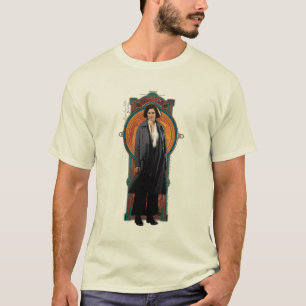 PORTENTINA GOLDSTEIN™ Art-Deco-Panel T-Shirt