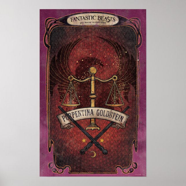 PORTENTINA GOLDSTEIN™ MACUSA™ Graphic Poster (Vorne)