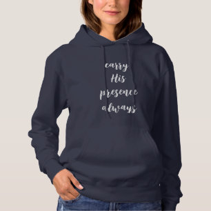 Porter Sa Présence Toujours Sweat - shirt à capuch