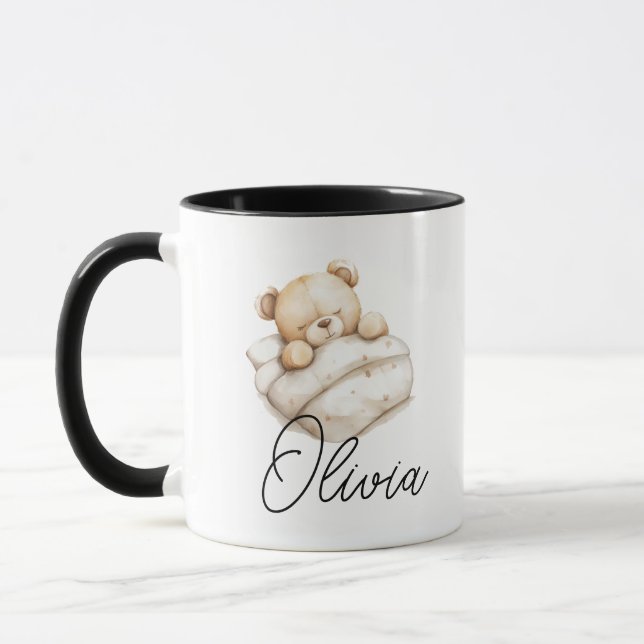 porter une tasse pour les enfants du nom, (Gauche)