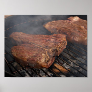 Porterhouse Steak Poster