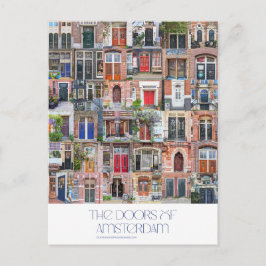 Portes de la carte postale Amsterdam