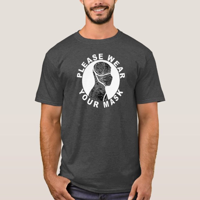 Portez le T-shirt de vos masques (Pittsburgh) (Devant)