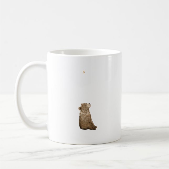 PORTEZ-MOI J'AI BESOIN DE CAFÉ Bear Cub Mug (Gauche)