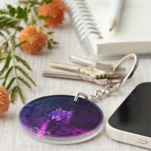 Portez votre style : Porte - clé acrylique personn