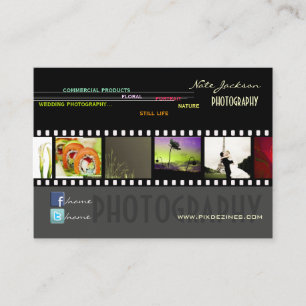 Portfolio Visitenkarten Fotos Vorlage/DIY-Schrifta Visitenkarte