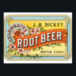 Portfolioblatt mit Vintagem Root-Bierdesign Poster<br><div class="desc">Portfolioblatt mit Vintagem Root-Bierdesign</div>