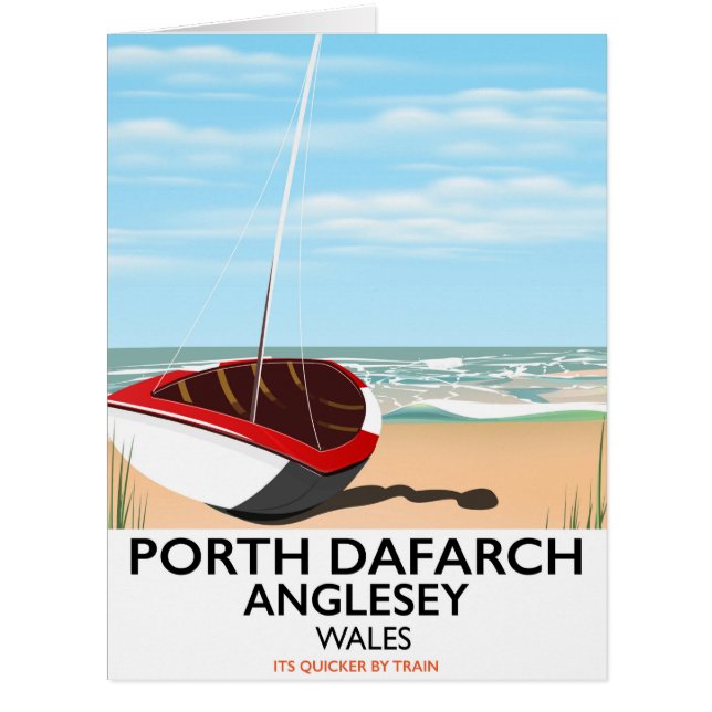 Porth Dafarch, Anglesey Vintage Reiseplakat (Vorderseite)