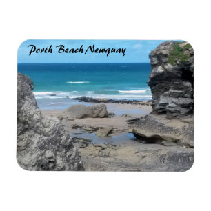 Porth Strand Newquay Cornwall Fotografie Magnet
