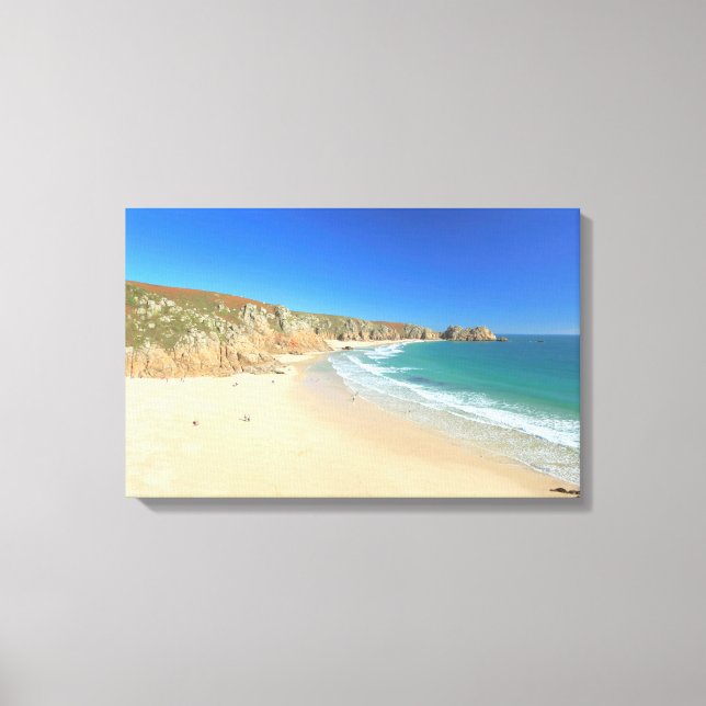Porthcurno Leinwanddruck (Vorderseite)