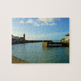 Porthleven Cornwall England Hafen-Wand
