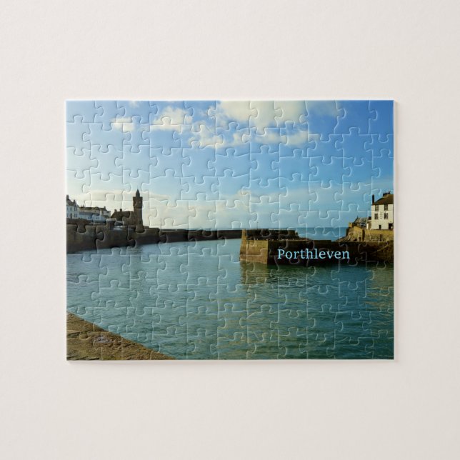 Porthleven Cornwall England Hafen-Wand (Horizontal)