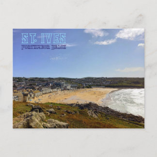 Porthmeor Beach - St. Ives - Cornwall Postkarte