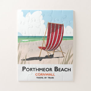 Porthmeor Beach Strand Reiseplakat