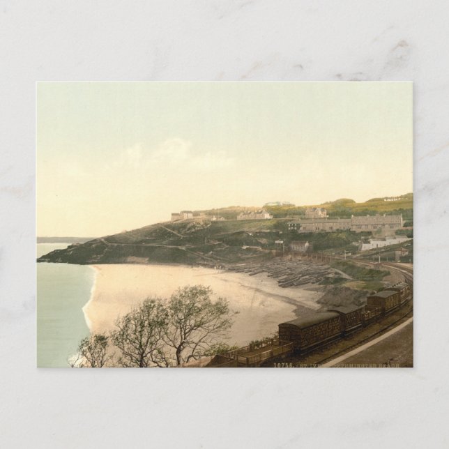 Porthminster Beach, St Ives Postkarte (Vorderseite)