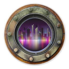 Porthole Scene Drawer Knobs Keramikknauf